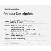 Naturehike Titanium Multifunction Portable Cutlery Set - Naturexplore - Naturehike - CNH22CJ017 -